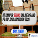 IIT Kanpur  Begins Online PG and PG Diploma Admission 2026; Apply Now
